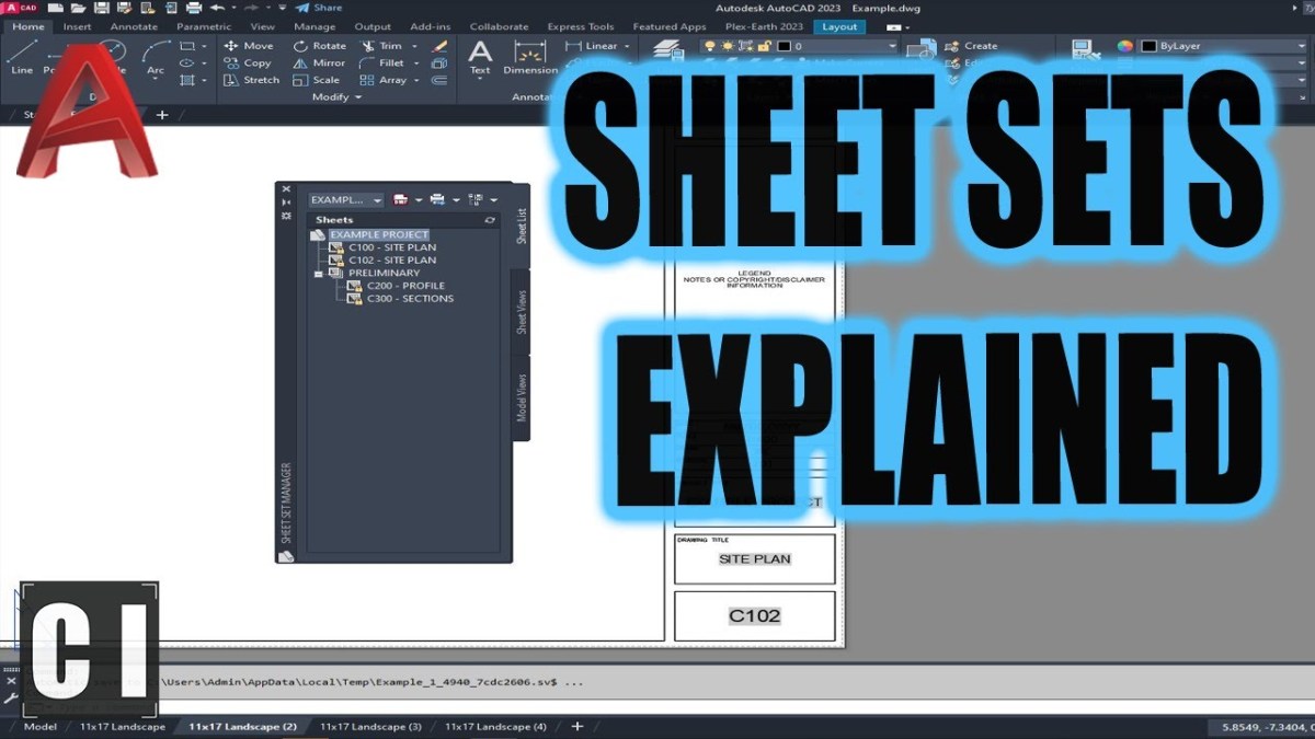 AutoCAD SHEET SETS Explained! The Best Tool to Save You TIME Instantly