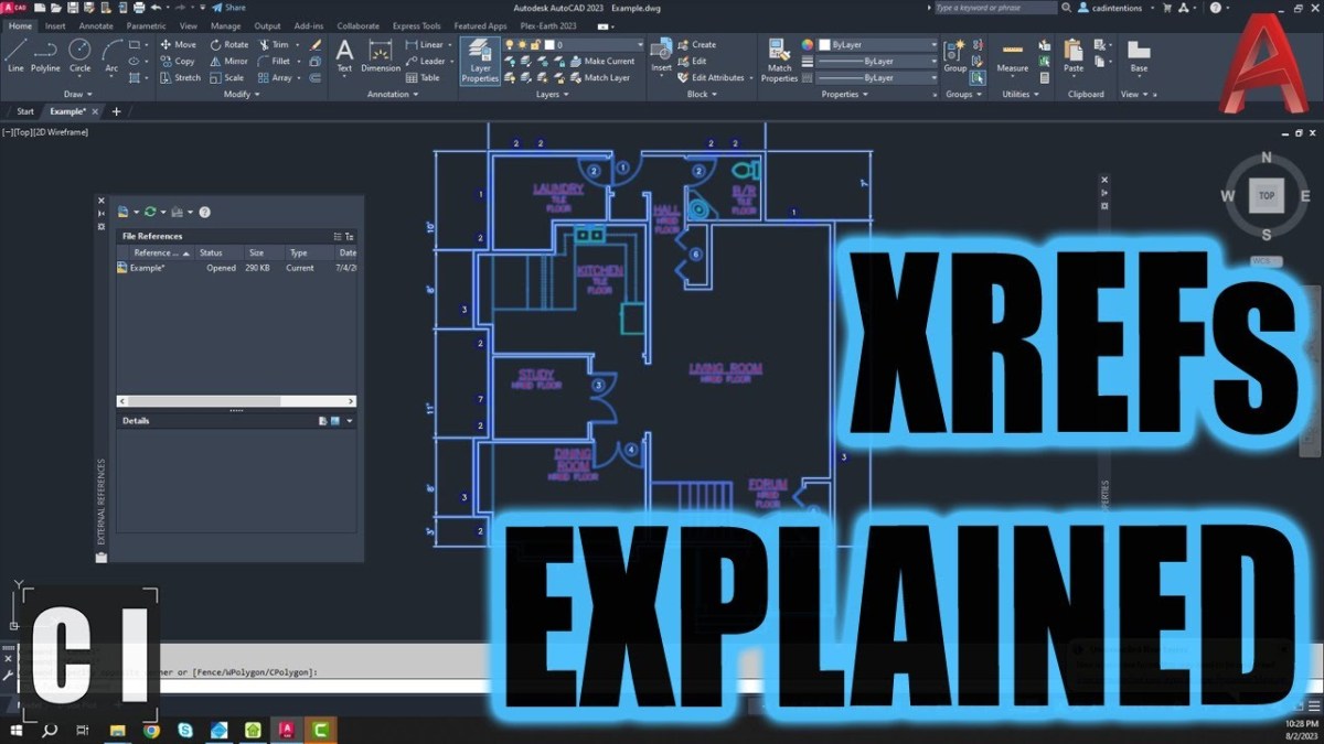 AutoCAD XREFs Explained! External Reference Tutorial & Must-Know Tips