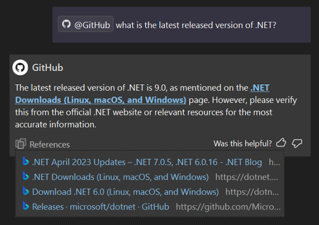 New GitHub Copilot features in Visual Studio 2022 17.11