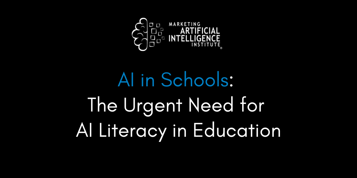 The Urgent Need for AI Literacy in Education