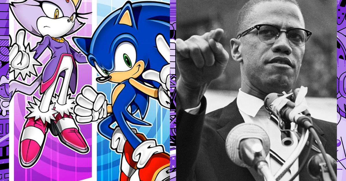 Why Malcolm X’s voice plays in a Sonic game